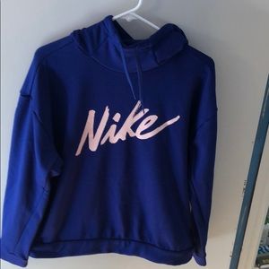 Blue Nike hoodie